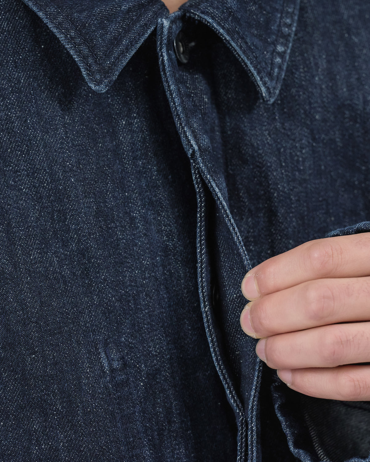 Relaxed Fit Denim Jacket -indigo-（10）
