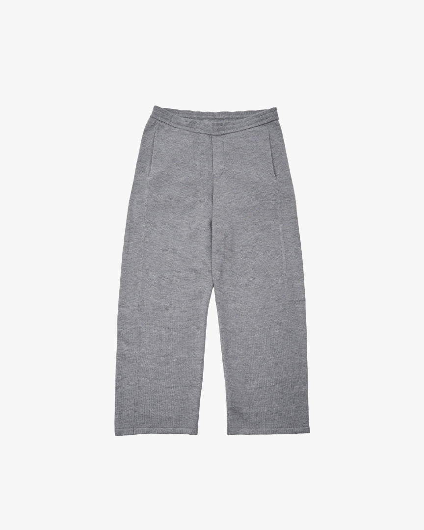 Knit Easy Pants -gray-