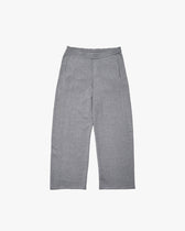 Knit Easy Pants -gray-