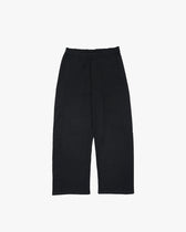 Knit Easy Pants -black-