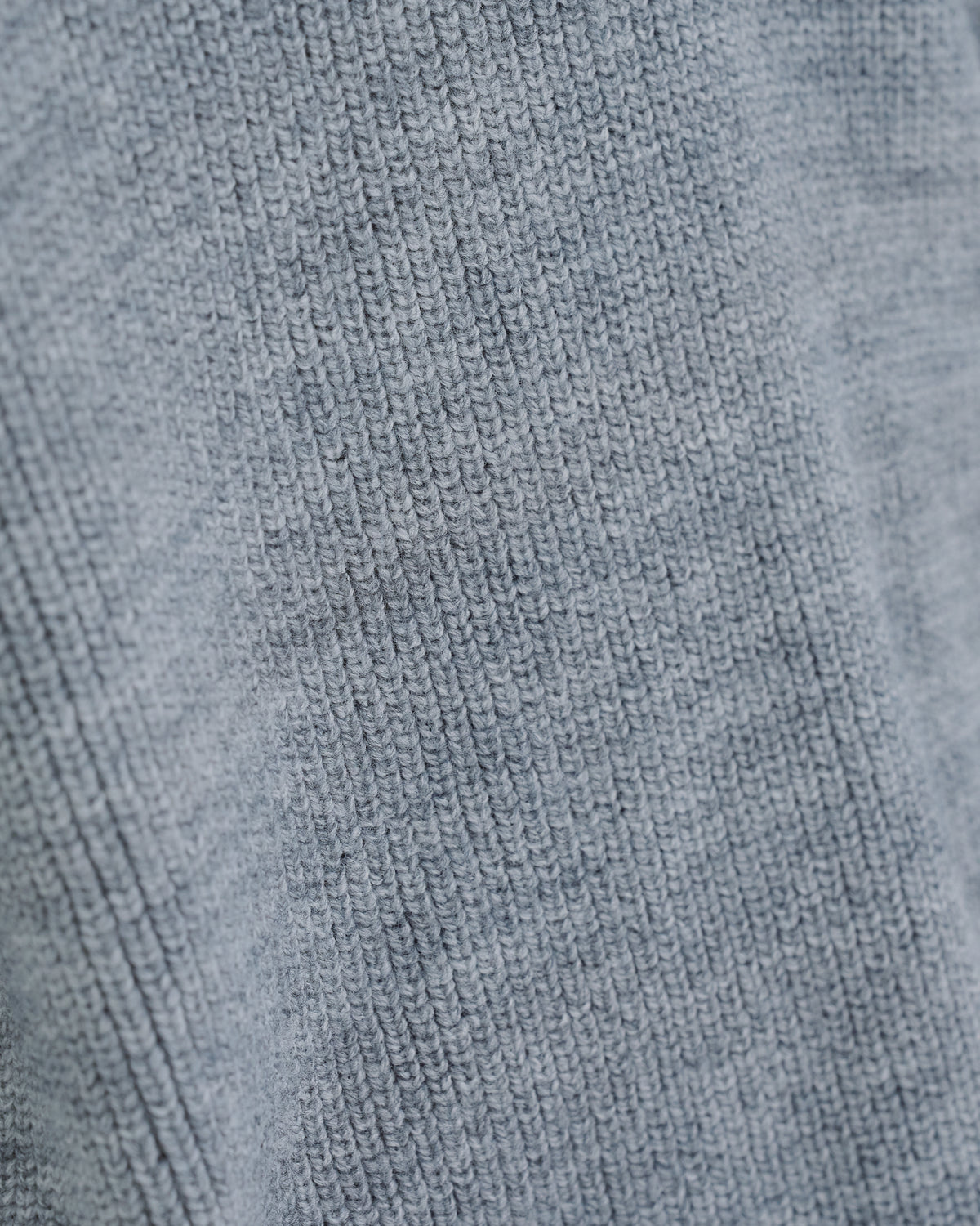 Wide Rib Skipper Knit -gray-