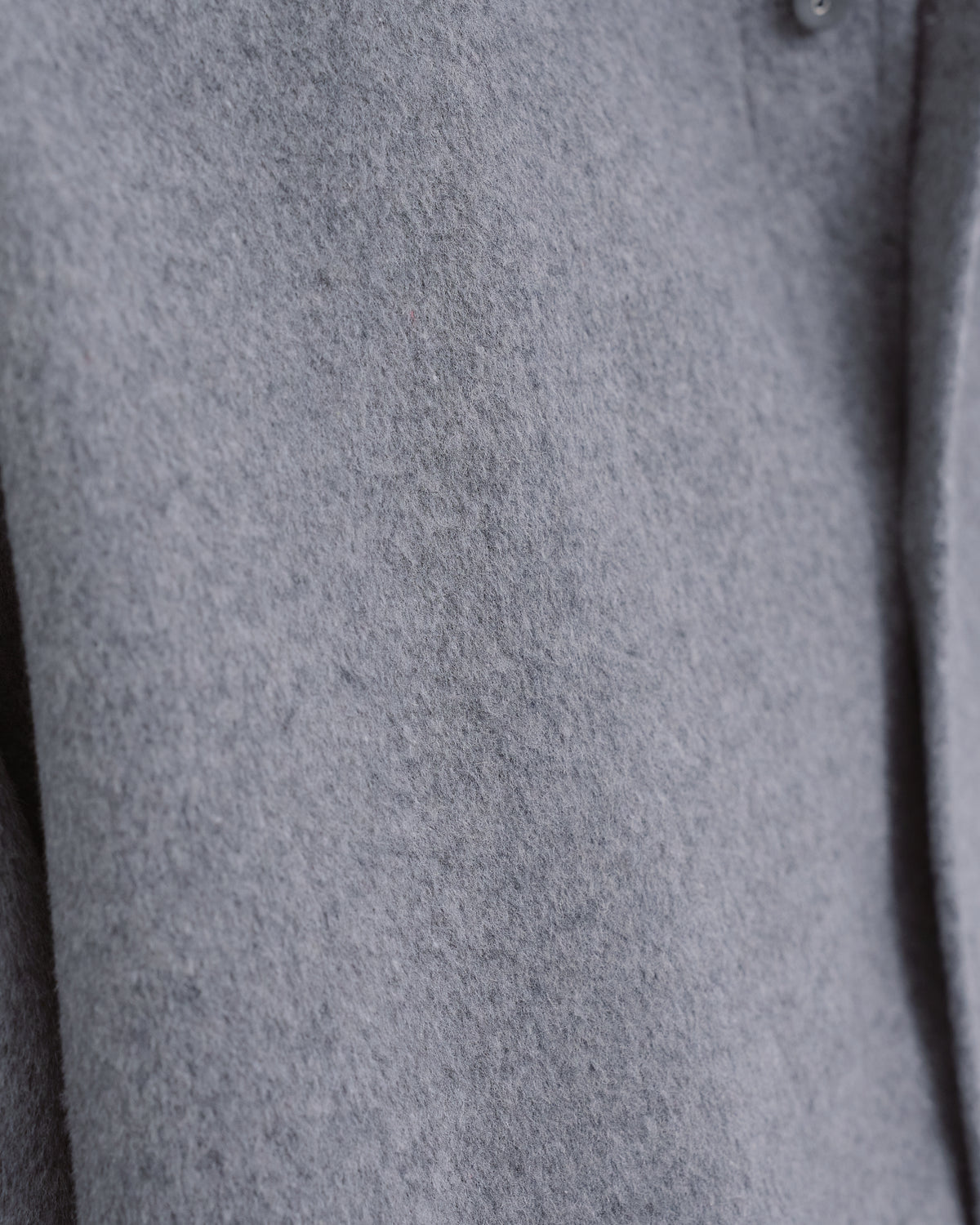 Relaxed Fit Light Melton Shirt -gray-
