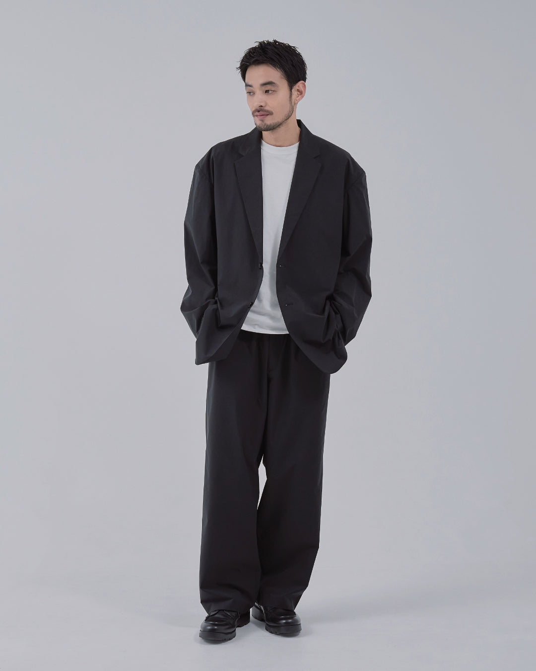 SOLOTEX Easy Slacks -black-｜メンズアパレル｜【公式】RETOUCH