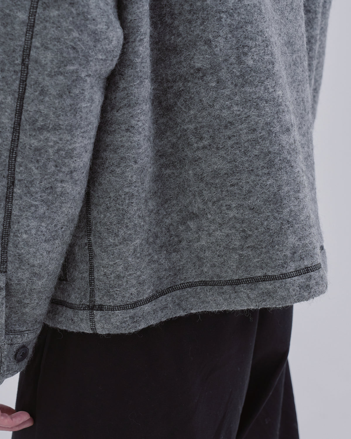 Sliver Knit Jacket -gray-（9）