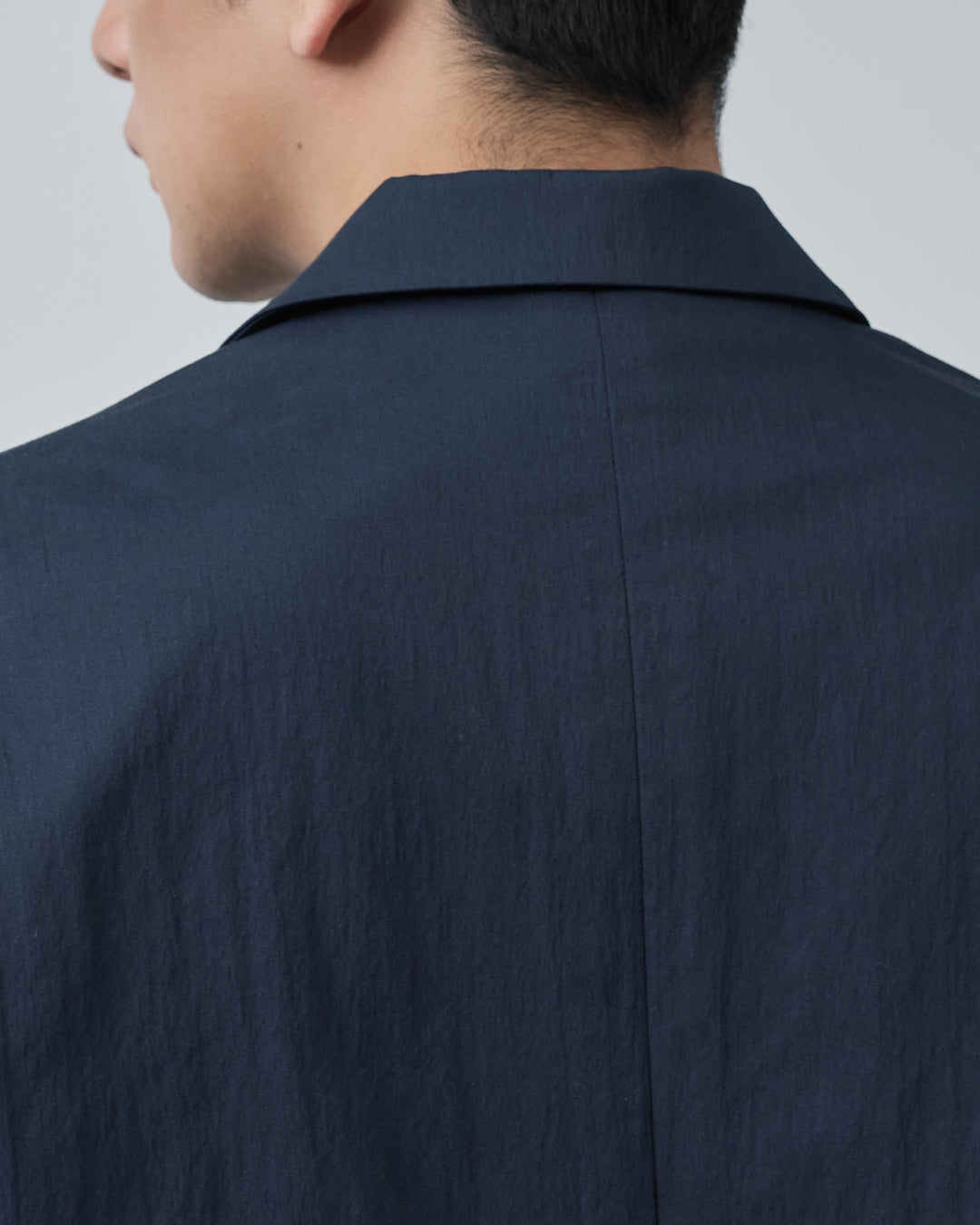 Cotton×Nylon Easy Tailored Jacket -navy-