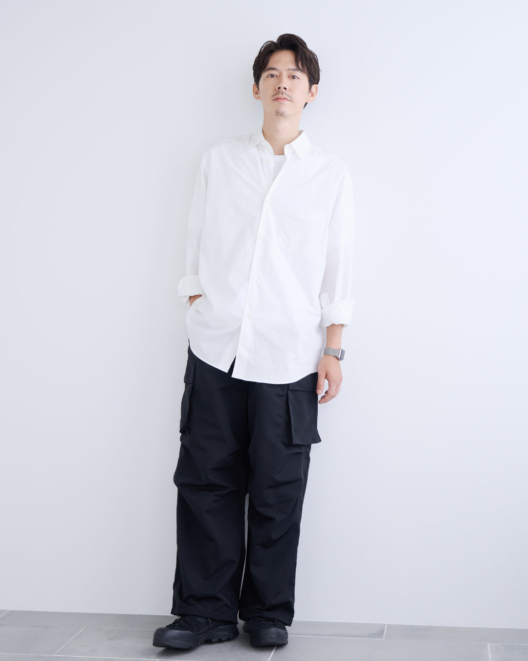 Wide Straight Cargo Pants