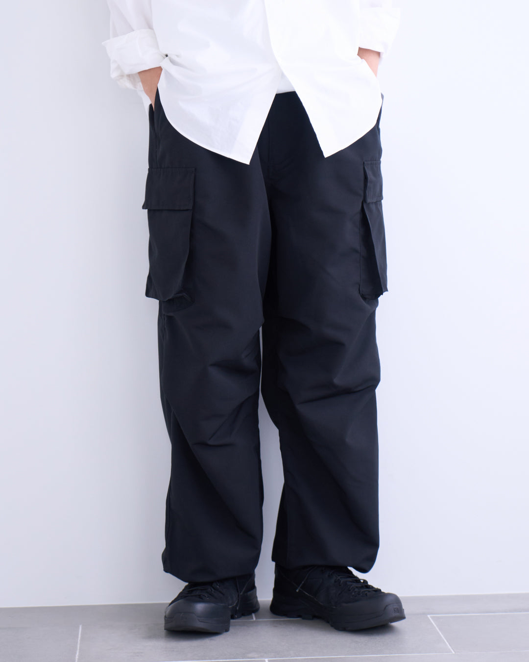 パンツ ciatre wide cargo pants KHK Wide Straight Cargo Pants