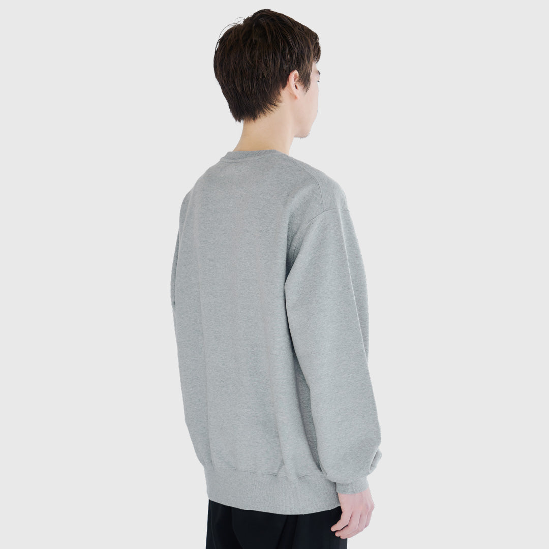 Crewneck Sweat Shirts - gray