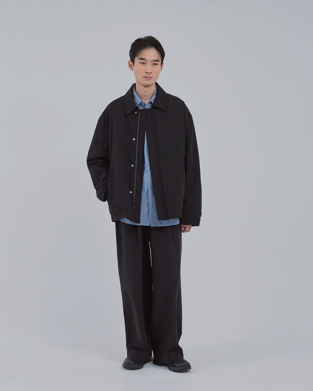 Padded CPO Jacket -black-