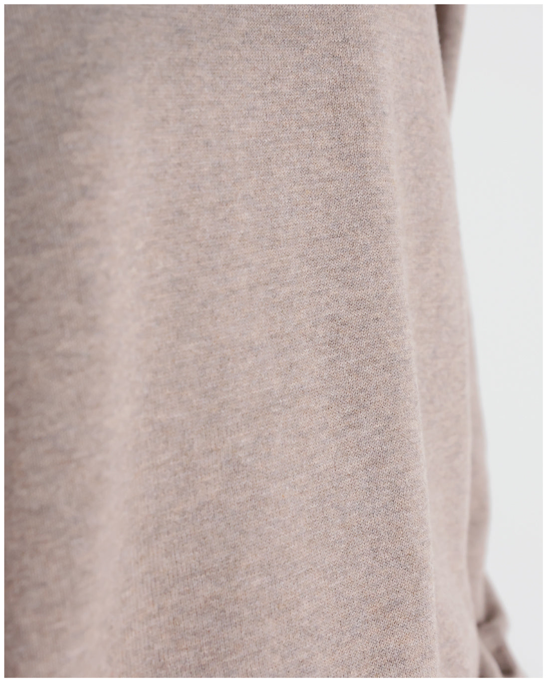 14G Cashmere Mix Mockneck Knit -greige-