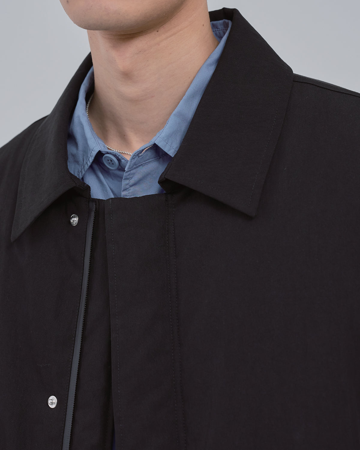 Padded CPO Jacket -black-