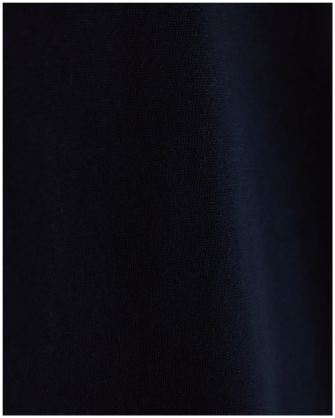 14G Cashmere Mix Crewneck Knit -black-