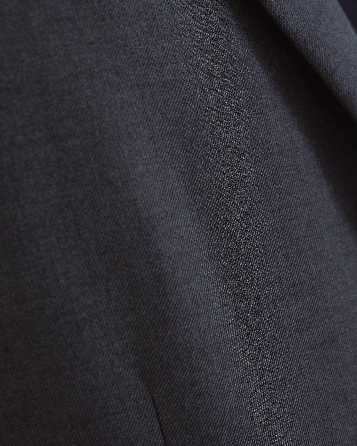 Wool Touch Tailored Jacket -dark gray-