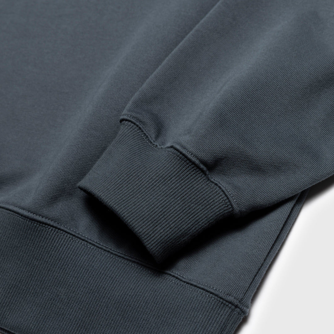 Crewneck Sweat Shirts -blue gray-