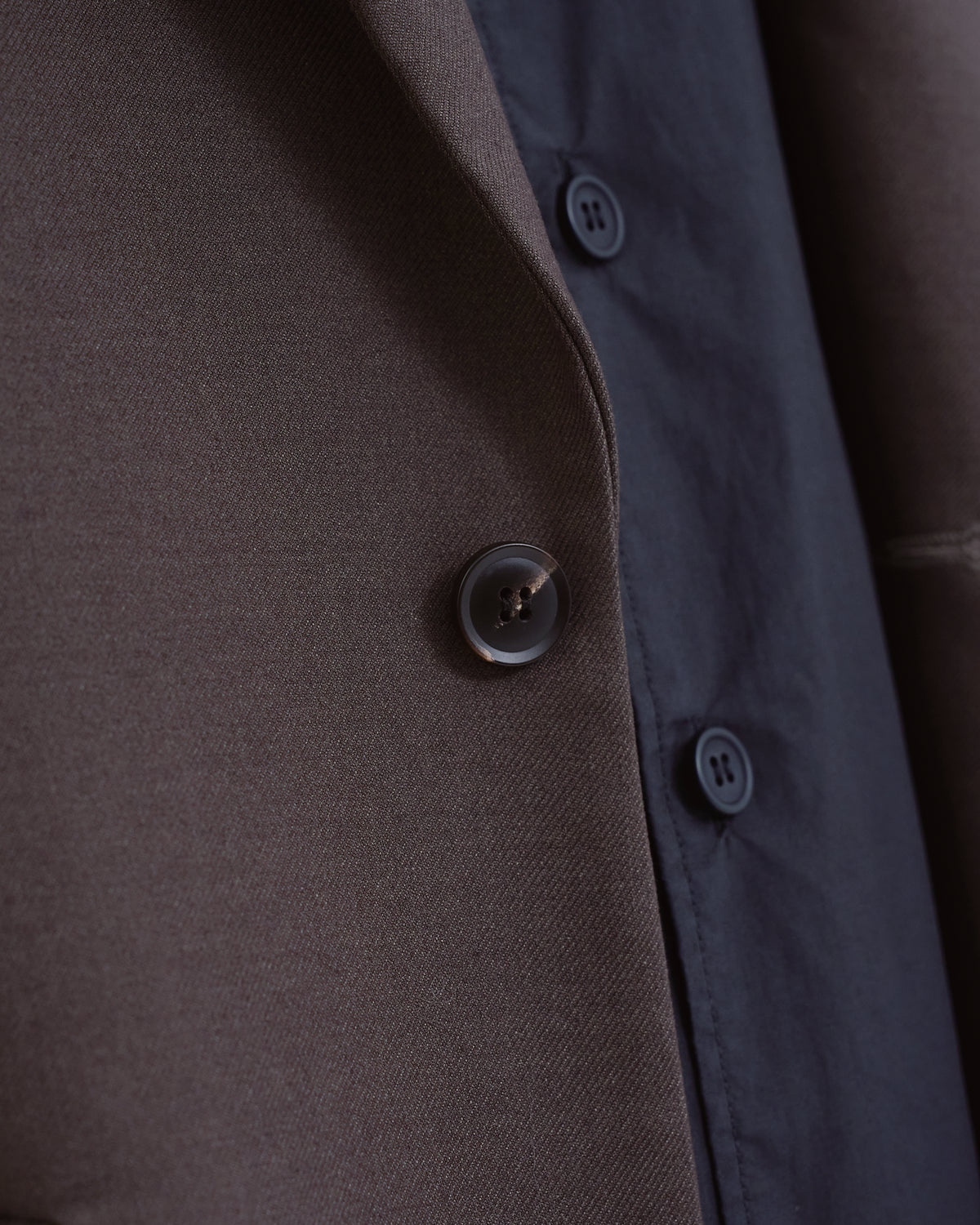 Wool Touch Tailored Jacket -brown-