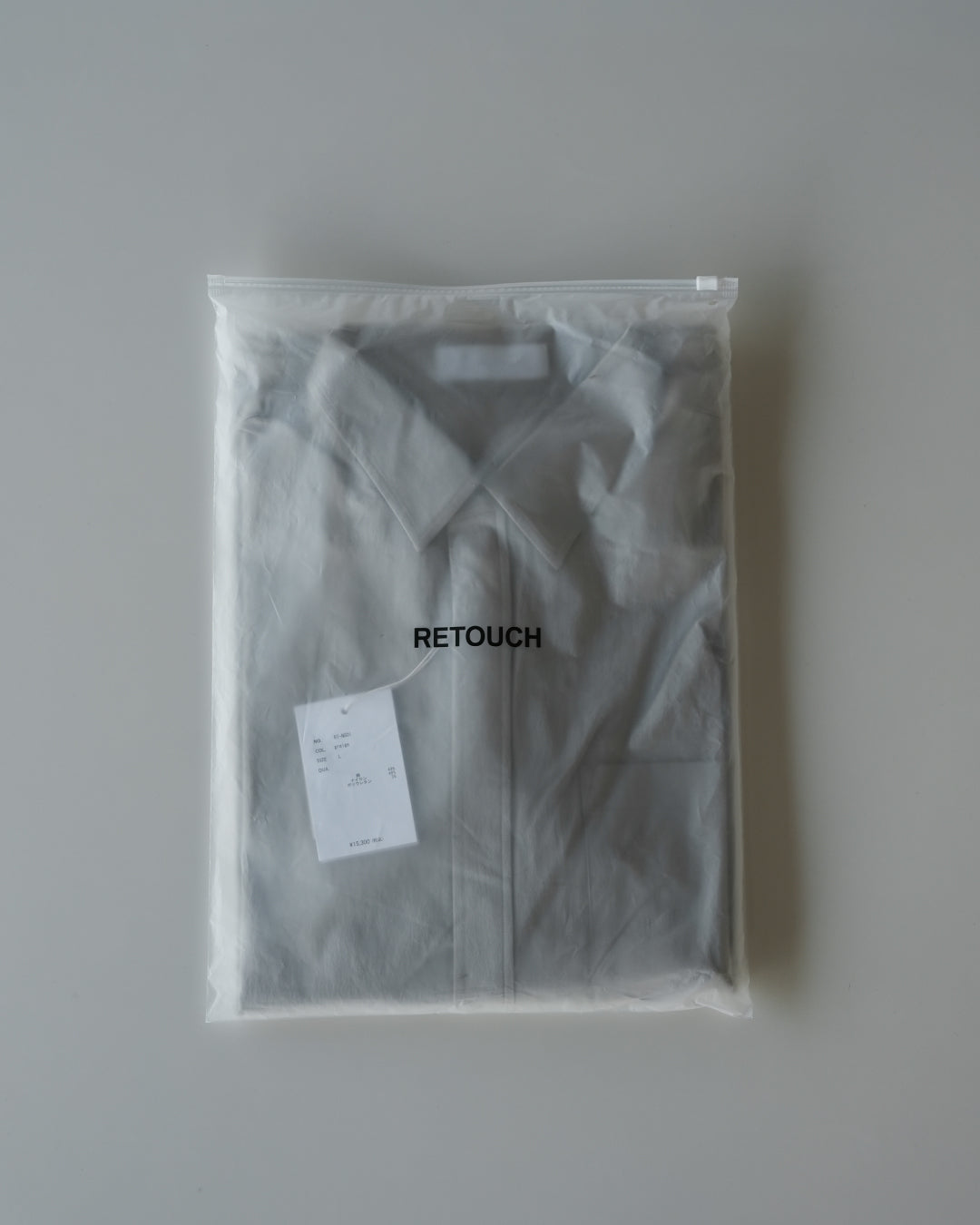 Cotton×Nylon Regular Collar L/S Shirts -black-