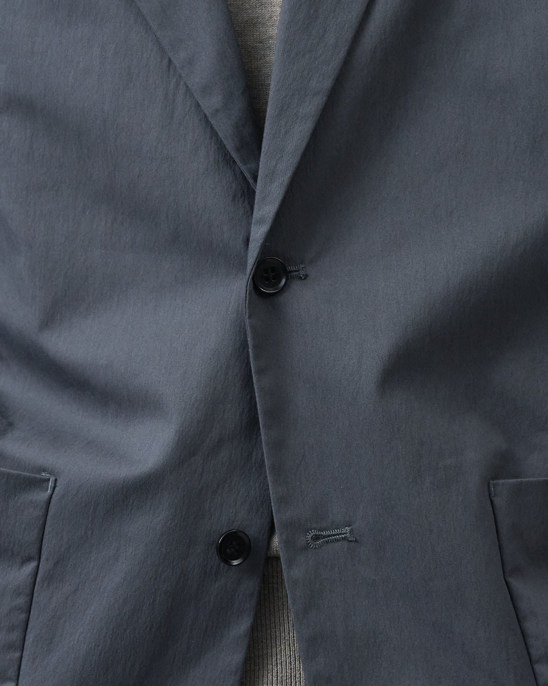 Cotton×Nylon Easy Tailored Jacket -charcoal-