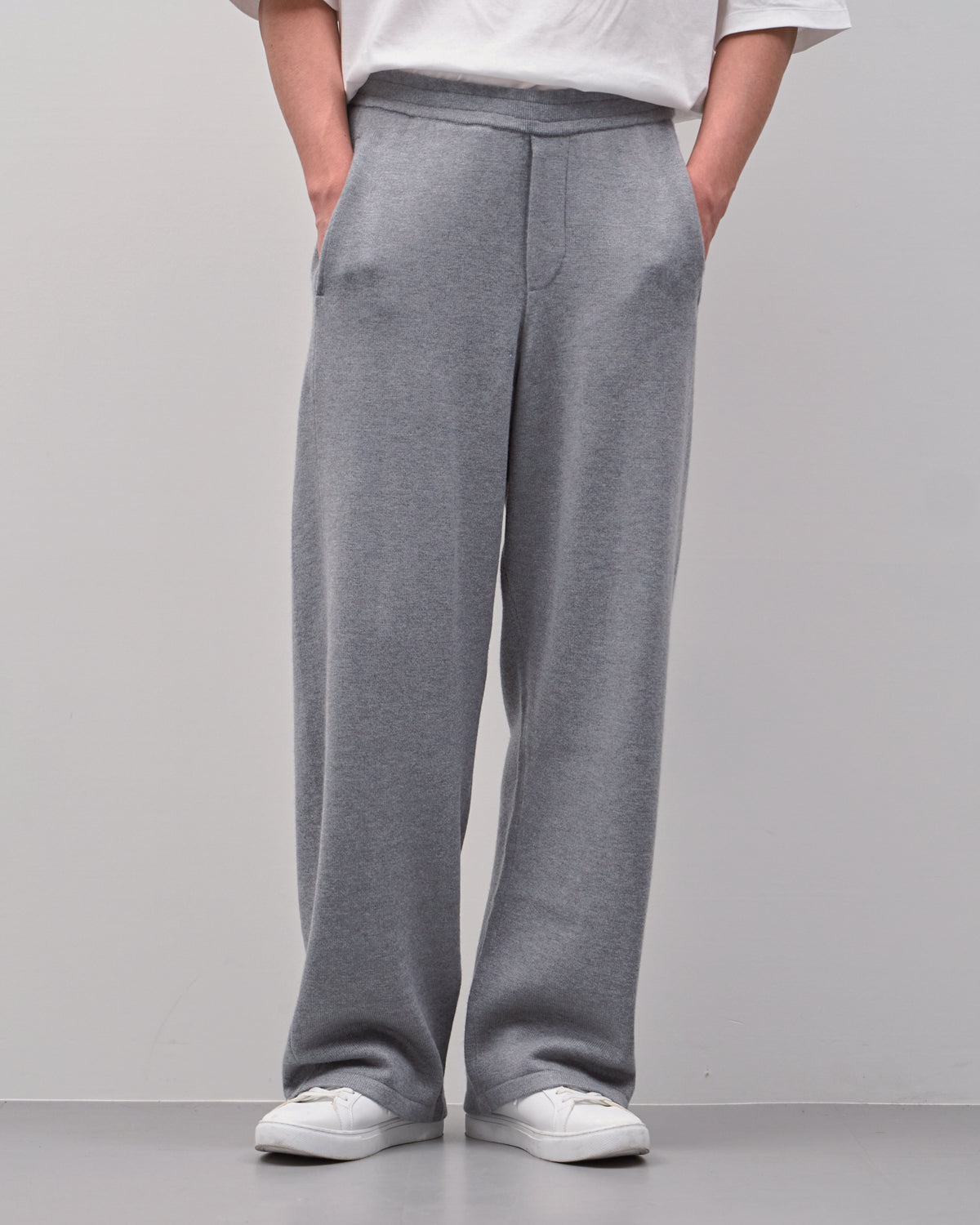 Knit Easy Pants -gray-（3）