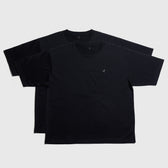 2Pack Crewneck Tee -black-