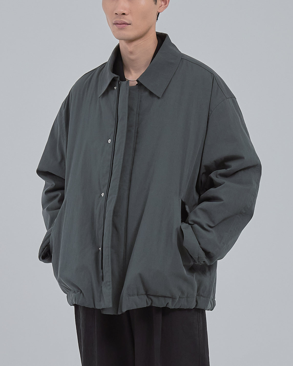 Padded CPO Jacket -charcoal-