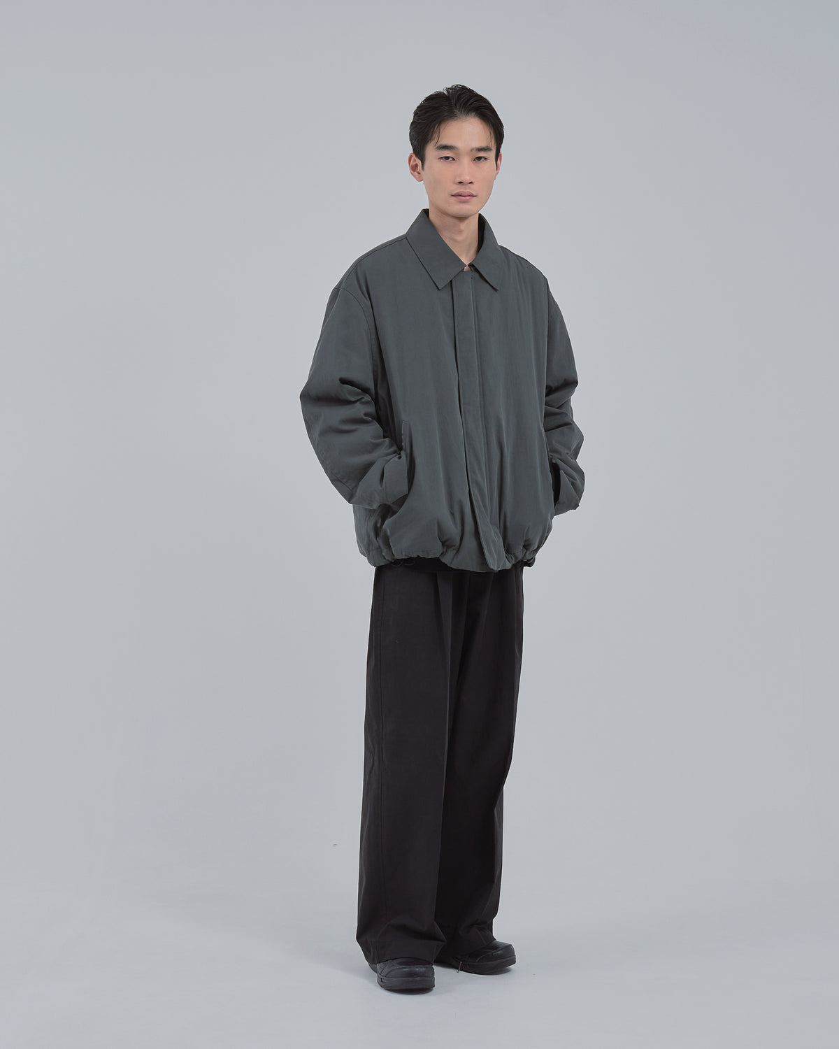 Padded CPO Jacket -charcoal-