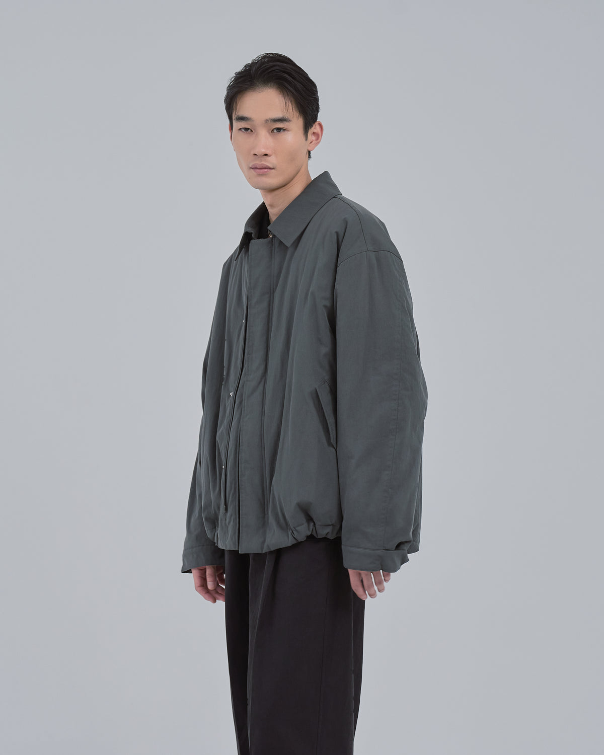 Padded CPO Jacket -charcoal-