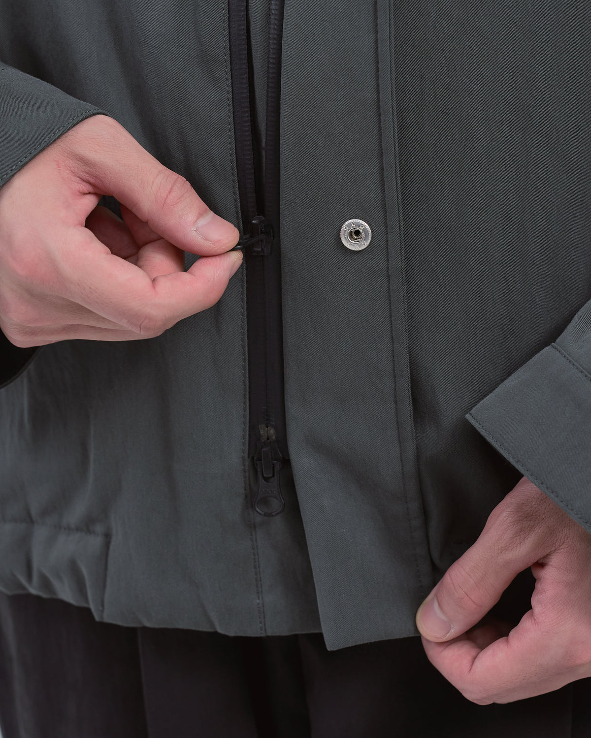 Padded CPO Jacket -charcoal-