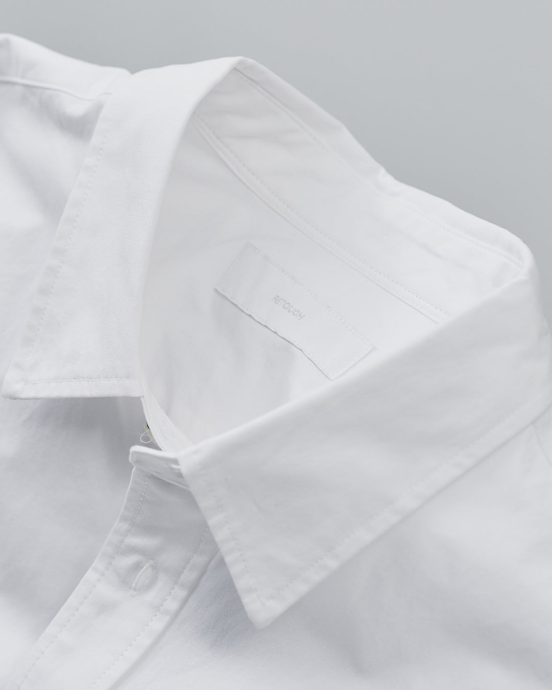 Cotton Broadcloth Regular Collar L/S Shirts -white-