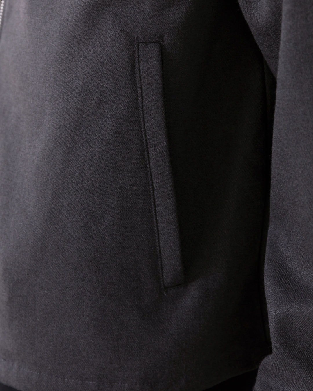 Double Zip Drizzler Jacket -gray-