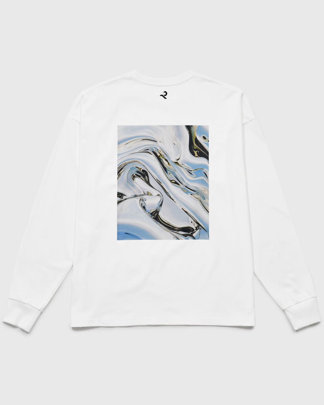 L/S Tee "flow" - white