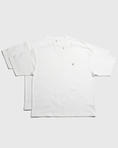 2Pack Crewneck Tee -white-