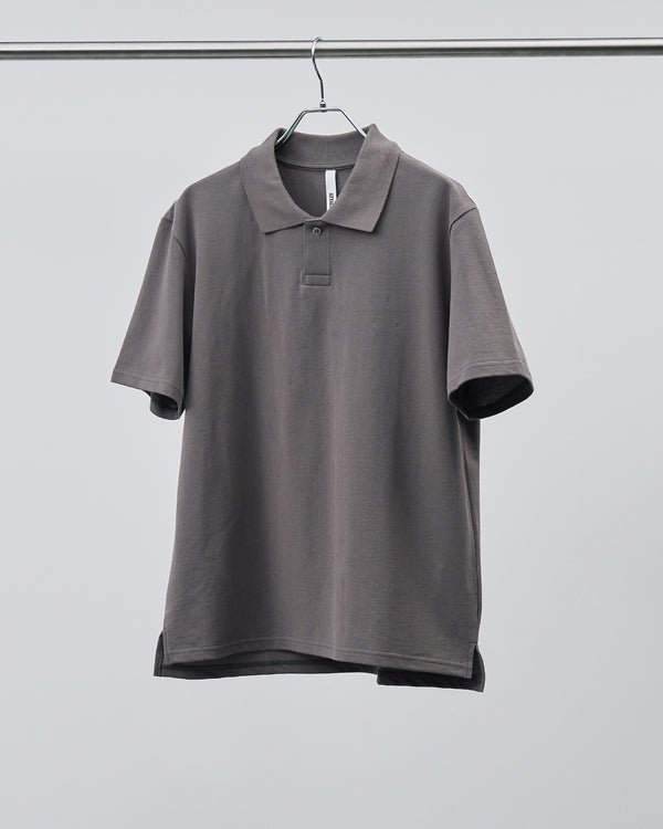 Soft Pique S/S Polo -charcoal gray (RETOUCH Exclusive)-