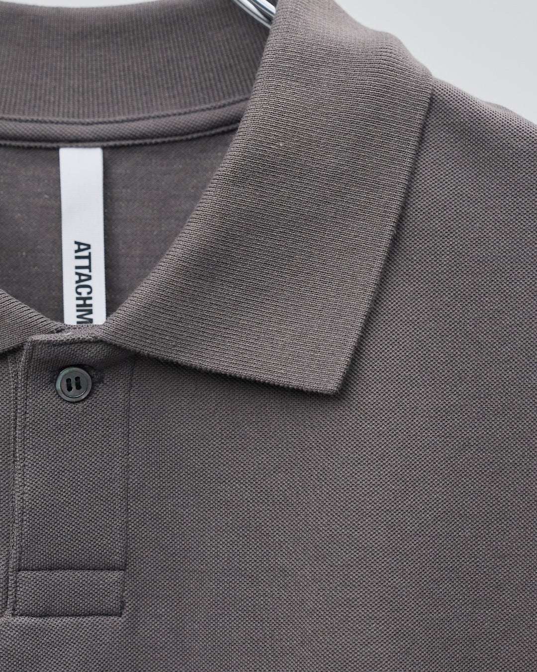 Soft Pique S/S Polo -charcoal gray (RETOUCH Exclusive)-