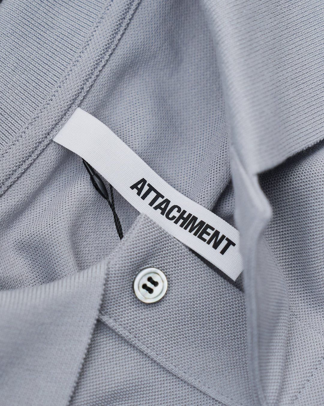 Soft Pique S/S Polo -blue gray (RETOUCH Exclusive)-
