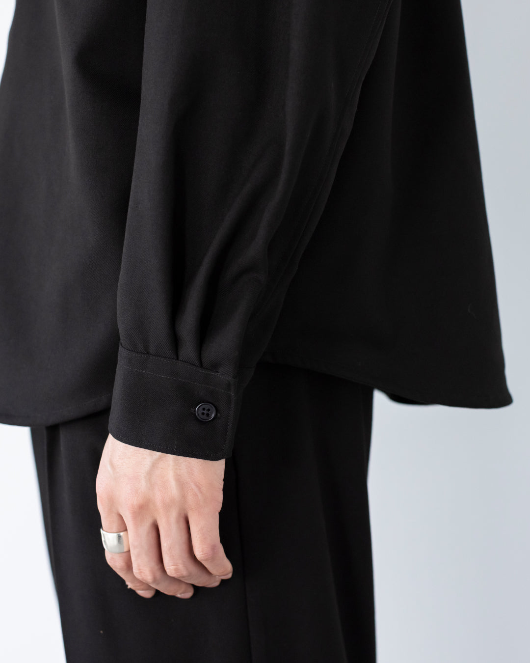 Wool Touch CPO Jacket -black-