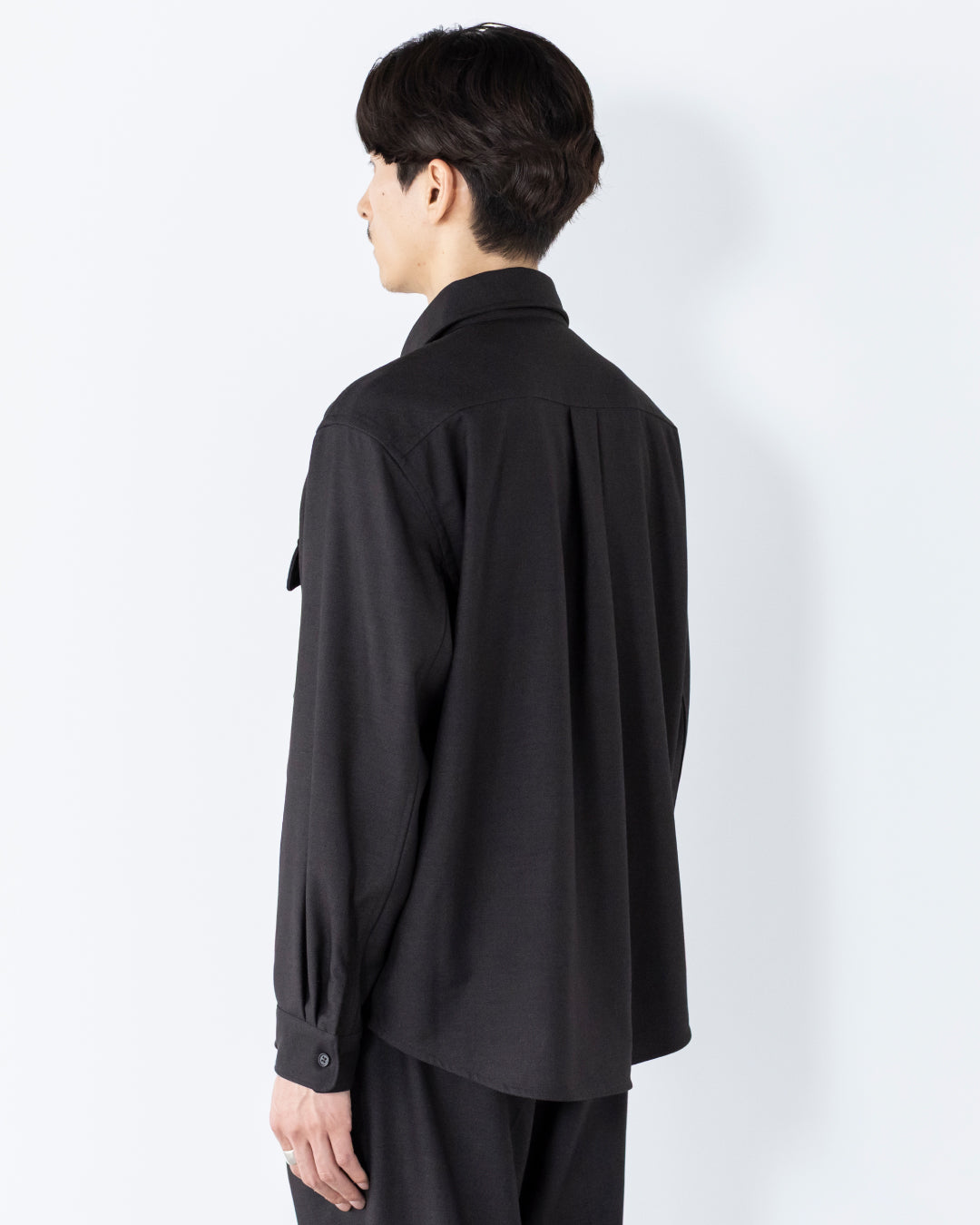Wool Touch CPO Jacket -dark gray-