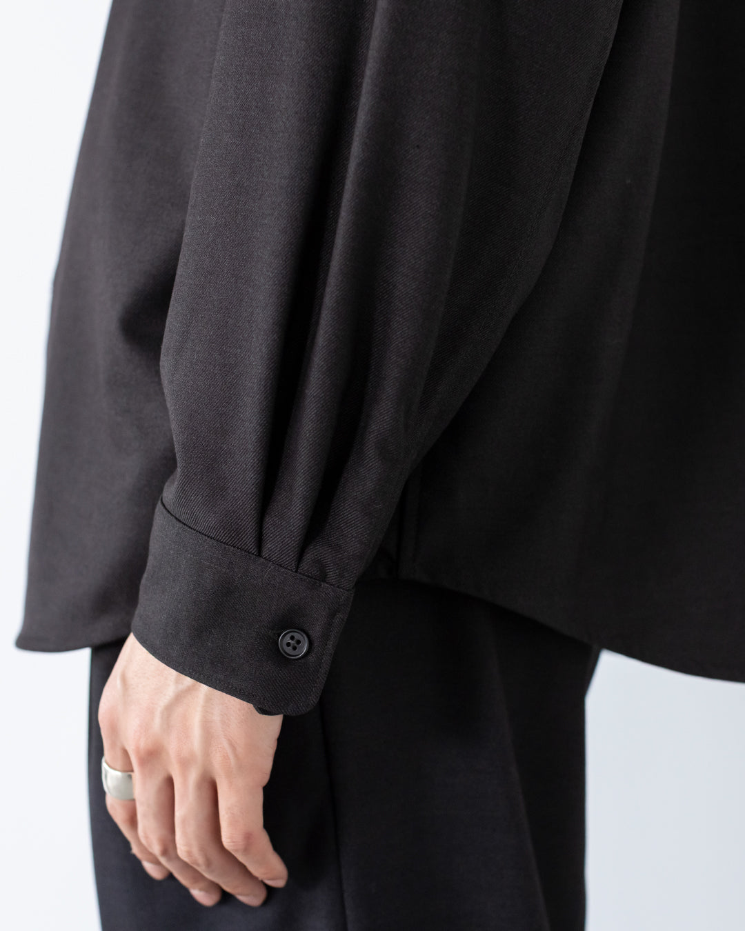 Wool Touch CPO Jacket -dark gray-