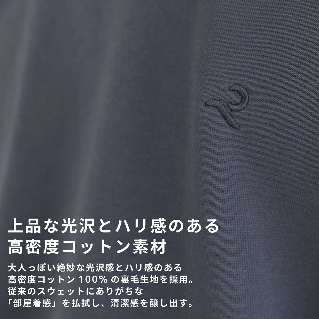Crewneck Sweat Shirts -blue gray-