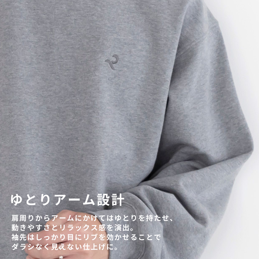 Crewneck Sweat Shirts -heather gray-