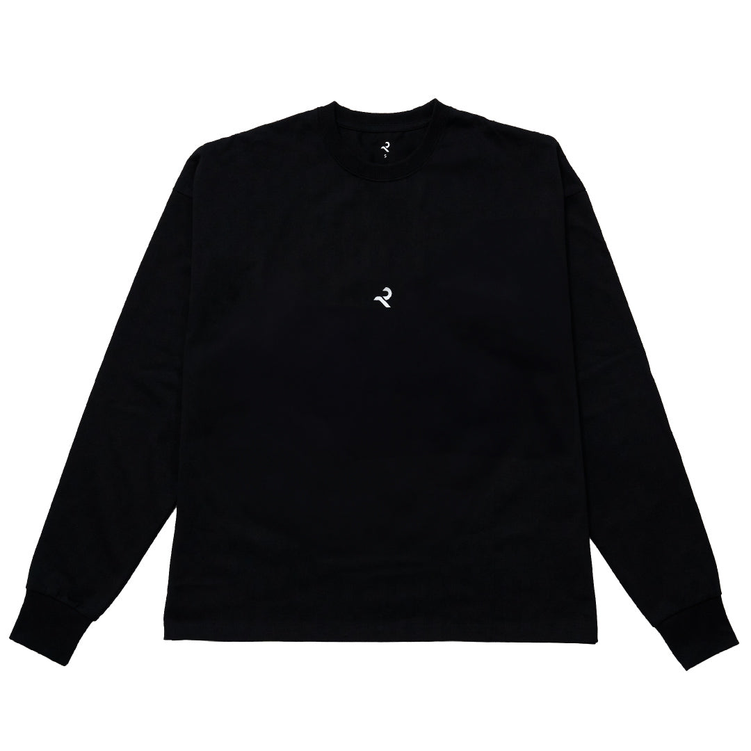 L/S Tee "Helix" - black