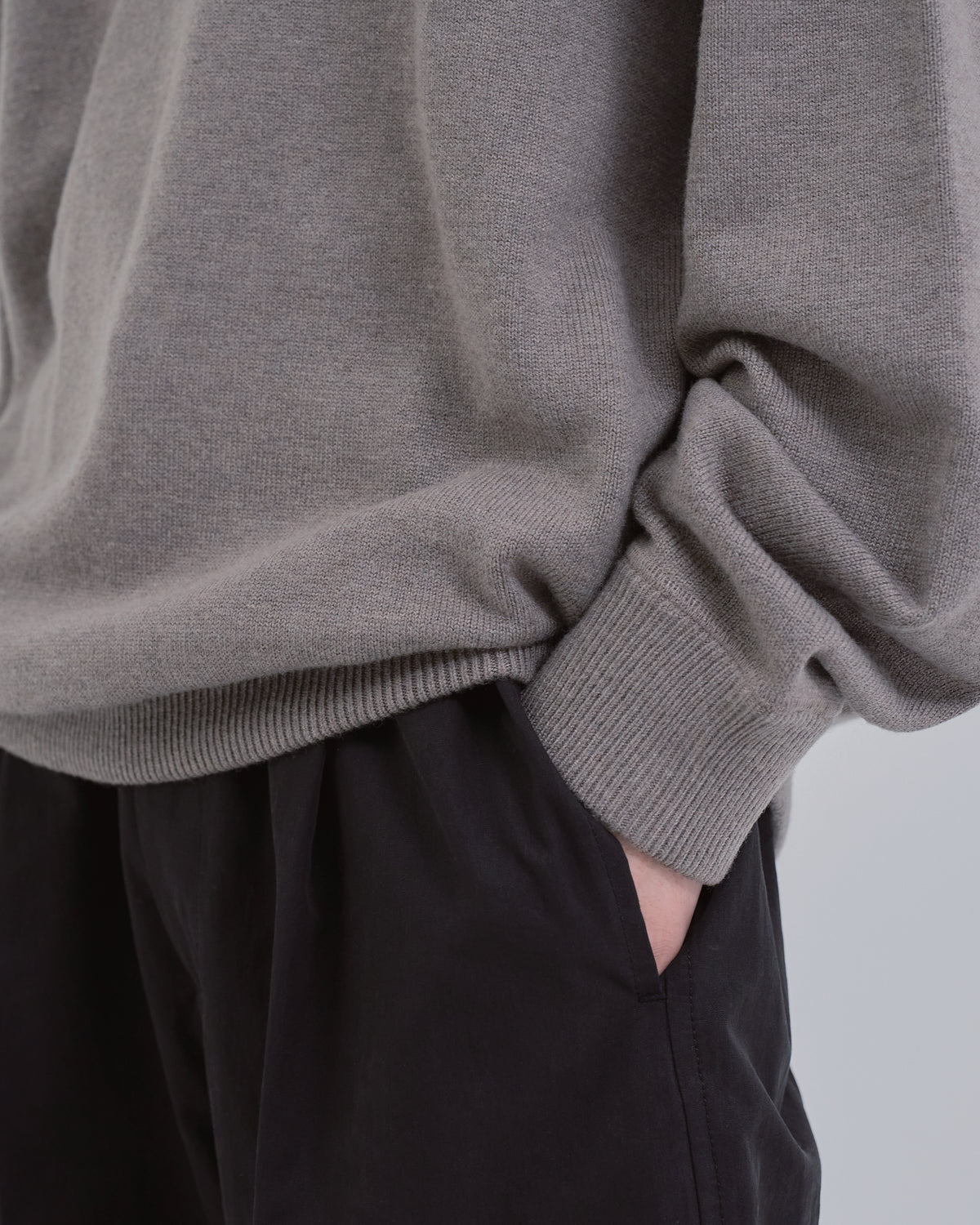 Sweat Touch Crew Neck Knit -ivory-（3）