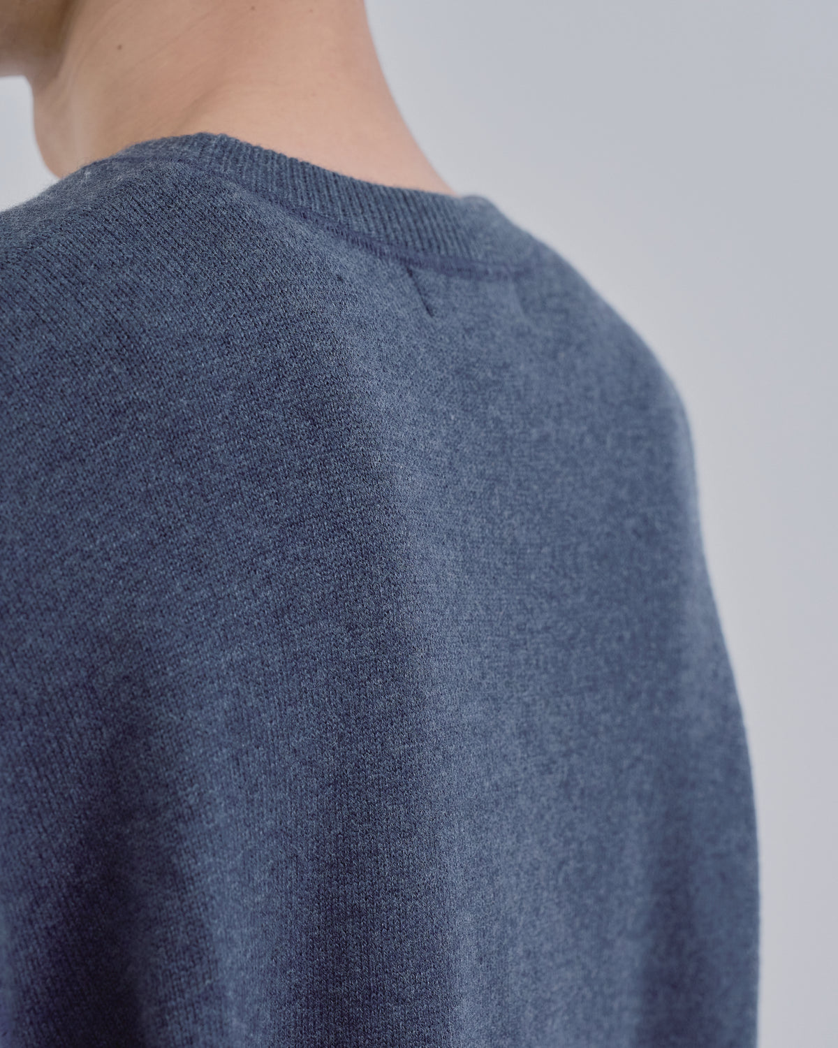 Sweat Touch Crew Neck Knit -blue-（3）