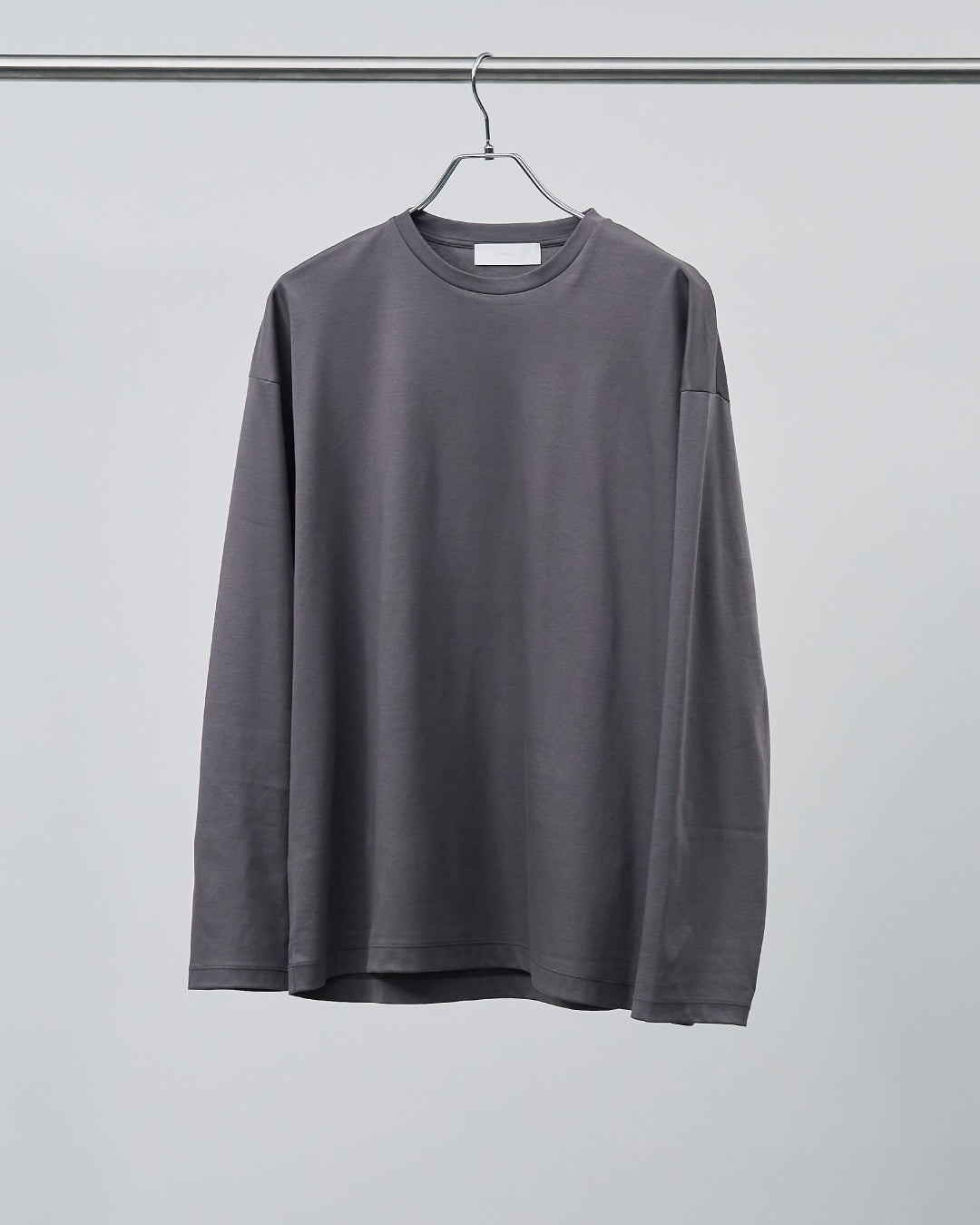 RETOUCH ロングスリーブTシャツ チャコール　M ALBINI Cotton L/S Tee -charcoal-｜メンズアパレル｜【公式】RETOUCH
