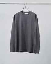 ALBINI Cotton L/S Tee -charcoal-