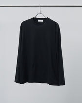 ALBINI Cotton L/S Tee -black-