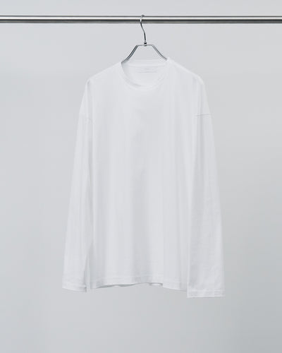 ALBINI Cotton L/S Tee -white-