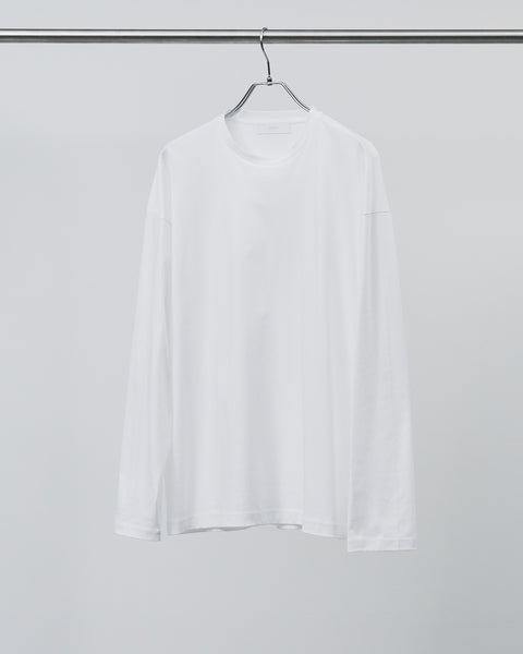 ALBINI Cotton L/S Tee -white-