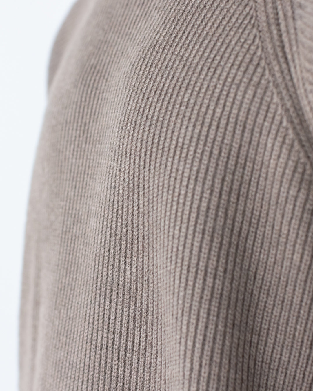 Wool Mixed Crewneck Knit -greige-