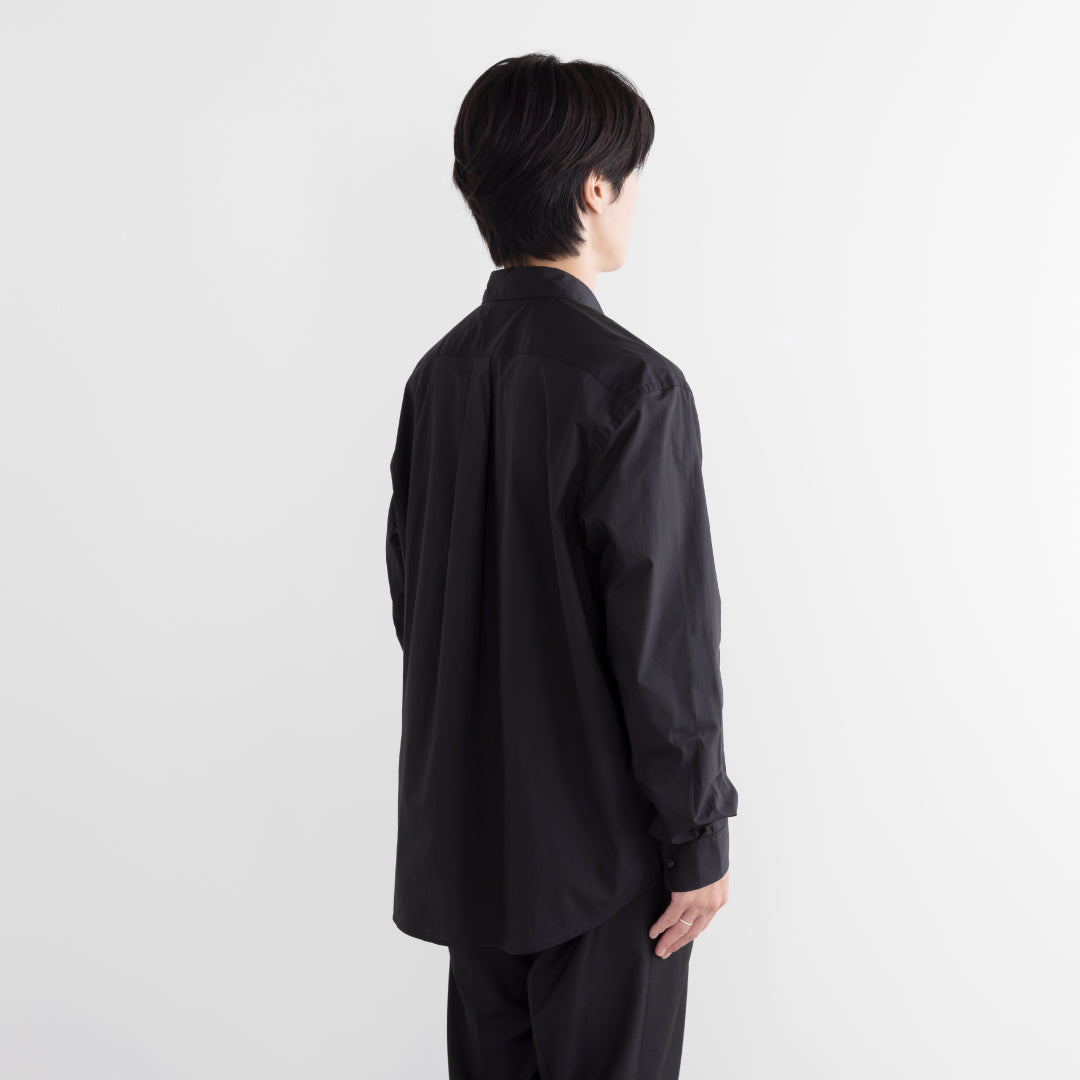 Relaxed Fit L/S Shirt -black-