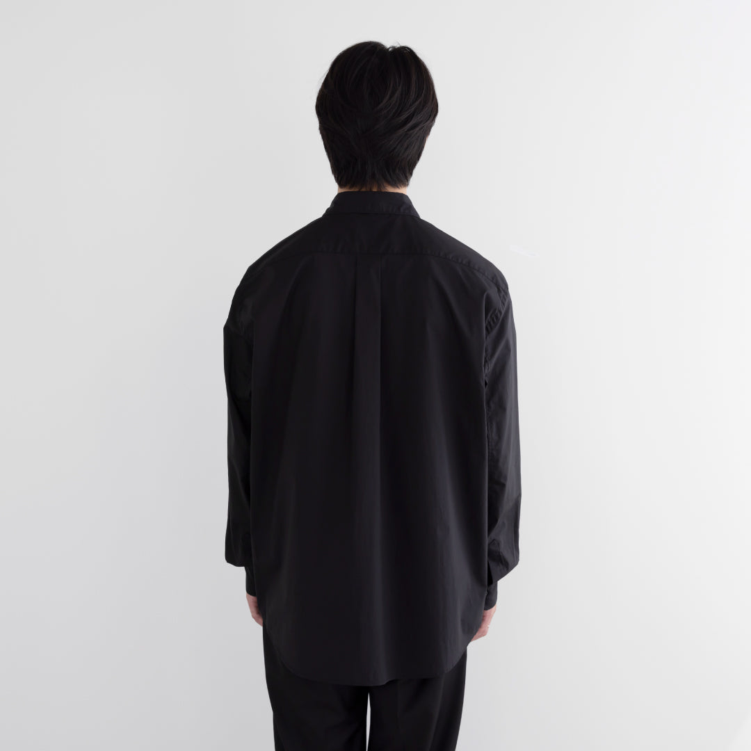 Relaxed Fit L/S Shirt -black-